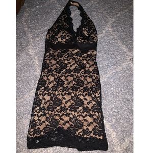 Halter lace dress